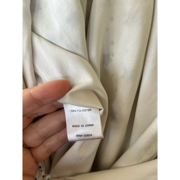 Superdown Black & White Celestial Star Print Puff Sleeve Mini Dress - Picture 7 of 9